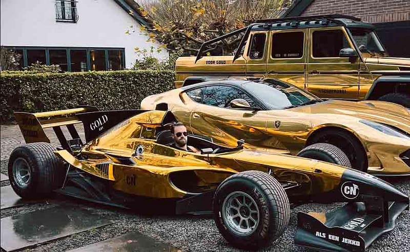 joel-beukers-gouden-f1-auto